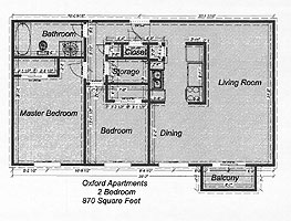 2 Bedroom apartment typical floorplan 2 Bedroom apartment typical floorplan